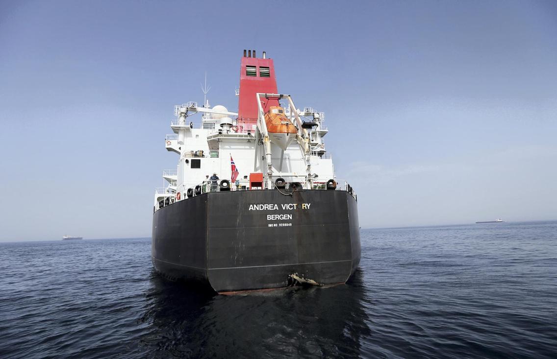 AS Sebut Serangan Kapal Tanker di Pelabuan UEA Hampir Pasti Ranjau Laut dari Iran
